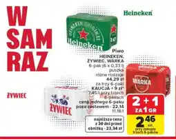 Carrefour Piwo HEINEKEN, ŻYWIEC, WARKA oferta