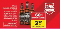 Carrefour Piwo Warka Strong oferta