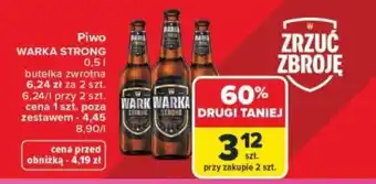Piwo Warka Strong