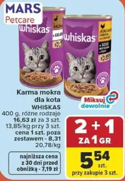 Carrefour Karma mokra dla kota WHISKAS oferta