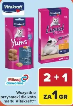Carrefour Przysmaki dla kota Vitakraft oferta
