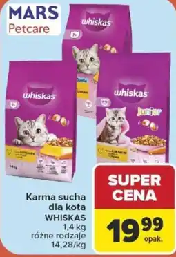 Carrefour Karma sucha dla kota WHISKAS oferta