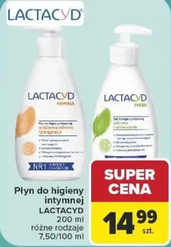 Carrefour Płyn do higieny intymnej LACTACYD oferta