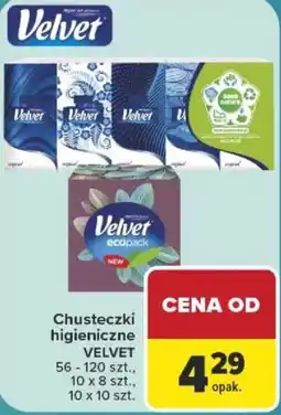 Carrefour Chusteczki higieniczne VELVET oferta