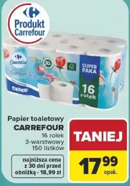 Carrefour Papier toaletowy CARREFOUR oferta