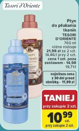 Carrefour Płyn do płukania tkanin TESORI D'ORIENTE oferta