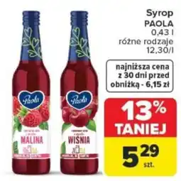 Carrefour Syrop PAOLA oferta