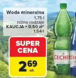 Carrefour Woda mineralna CECHINI oferta