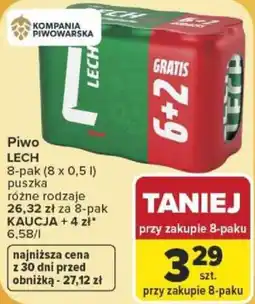 Carrefour Piwo LECH oferta