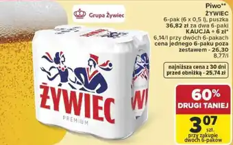 Carrefour Piwo ŻYWIEC oferta