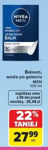 Carrefour NIVEA MEN HYDRO CARE AFTER SHAVE BALM oferta