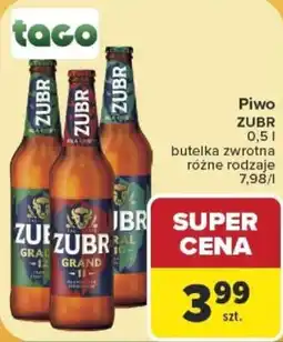 Carrefour Piwo ZUBR oferta