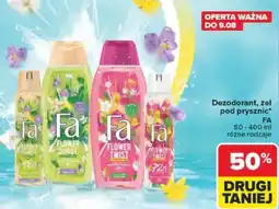 Carrefour Dezodorant, żel pod prysznic FA oferta