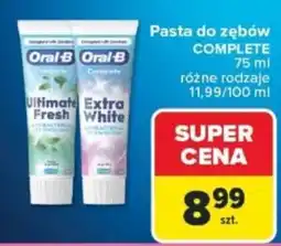 Carrefour Pasta do zębów Oral-B Complete oferta