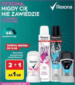 Carrefour Dezodoranty marki Rexona oferta