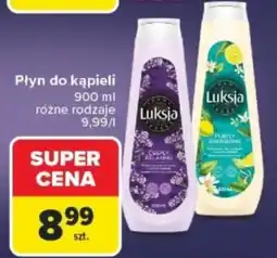 Carrefour Płyn do kąpieli Luksja oferta