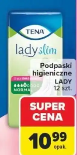 Carrefour TENA lady slim Podpaski higieniczne LADY oferta