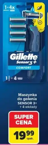 Carrefour Maszynka do golenia SENSOR 3+ oferta