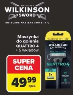 Carrefour Maszynka do golenia QUATTRO 4 oferta