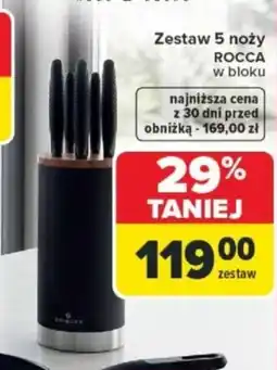 Carrefour Zestaw 5 noży ROCCA oferta