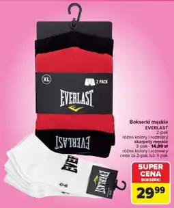 Carrefour Bokserki męskie EVERLAST oferta