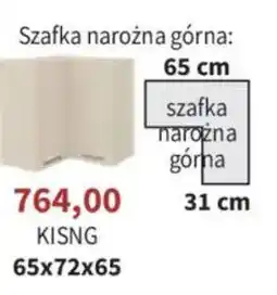 Meble Bodzio Szafka narożna górna oferta