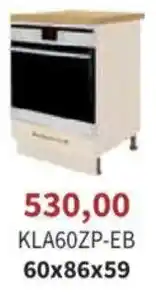 Meble Bodzio Kuchenka KLA60ZP-EB oferta