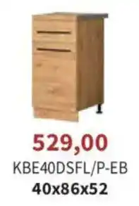 Meble Bodzio Szafka z 3 szufladami KBE40DSFL/P-EB oferta