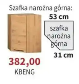 Meble Bodzio Szafka narożna górna KBENG oferta