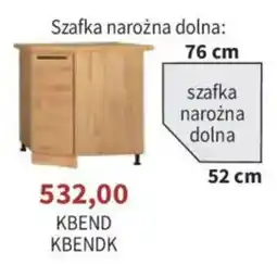 Meble Bodzio Szafka narożna dolna KBEND oferta