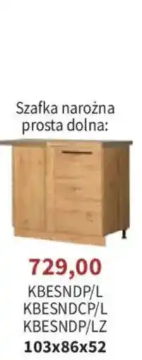 Meble Bodzio Szafka narożna prosta dolna oferta