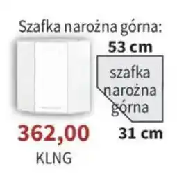 Meble Bodzio Szafka narożna górna oferta