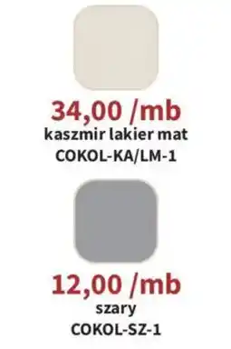 Meble Bodzio kaszmir lakier mat COKOL-KA/LM-1 oferta