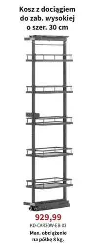 Meble Bodzio Kosz z dociągiem do zab. wysokiej o szer. 30 cm oferta