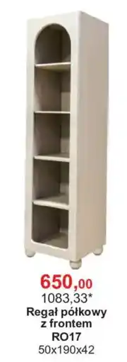 Meble Bodzio Regał półkowy z frontem RO17 oferta
