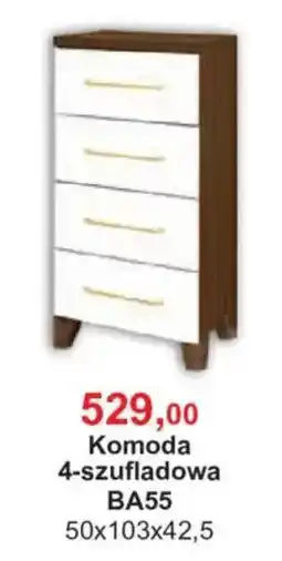 Meble Bodzio Komoda 4-szuflowa BA55 oferta