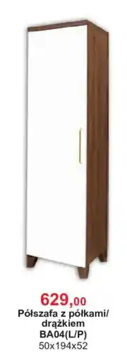 Meble Bodzio Półszafa z półkami/ drążkiem BA04(L/P) oferta
