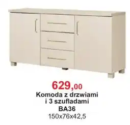 Meble Bodzio Komoda z drzwiami i 3 szufladami BA36 oferta