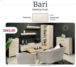 Meble Bodzio Bari kolekcja (mat) oferta
