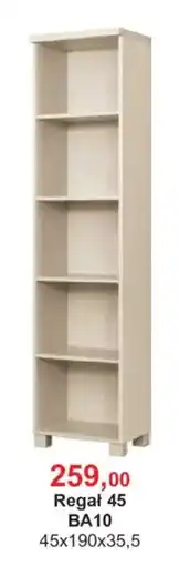 Meble Bodzio Regał 45 BA10 oferta
