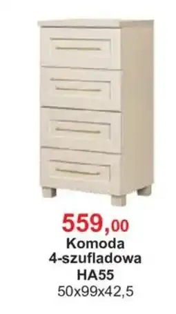 Meble Bodzio Komoda 4-szuflowa HA55 oferta