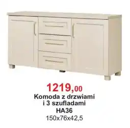 Meble Bodzio Komoda z drzwiami i 3 szufladami HA36 oferta