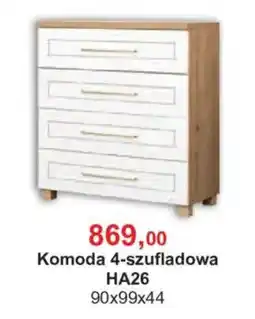 Meble Bodzio Komoda 4-szuflowa HA26 oferta