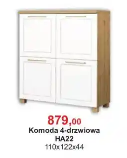 Meble Bodzio Komoda 4-drzwiowa HA22 oferta