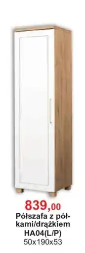 Meble Bodzio Półszafa z półkami/drążkiem HA04(L/P) oferta