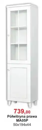 Meble Bodzio Półwitryna prawa MA05P oferta