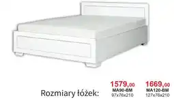 Meble Bodzio Łóżko MA90-BM oferta