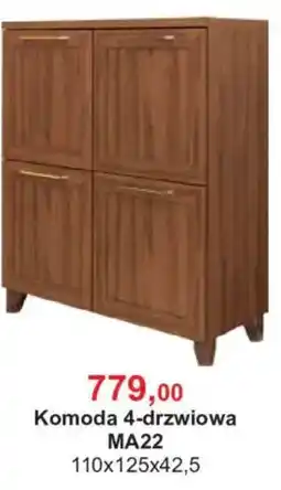 Meble Bodzio Komoda 4-drzwiowa MA22 oferta