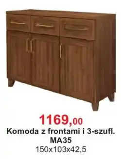 Meble Bodzio Komoda z frontami i 3-szufl. MA35 oferta