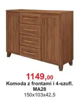Meble Bodzio Komoda z frontami i 4-szufl. MA28 oferta